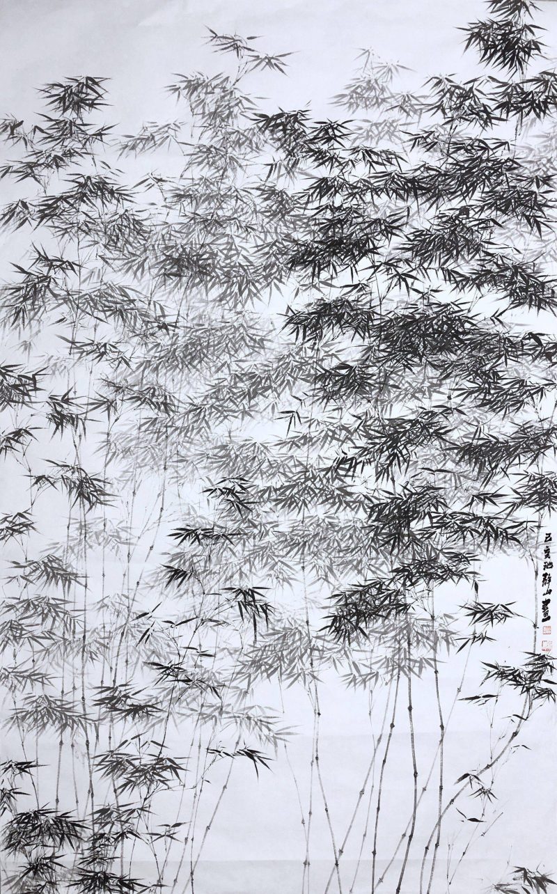 lit. bamboo shadow and cool breeze
