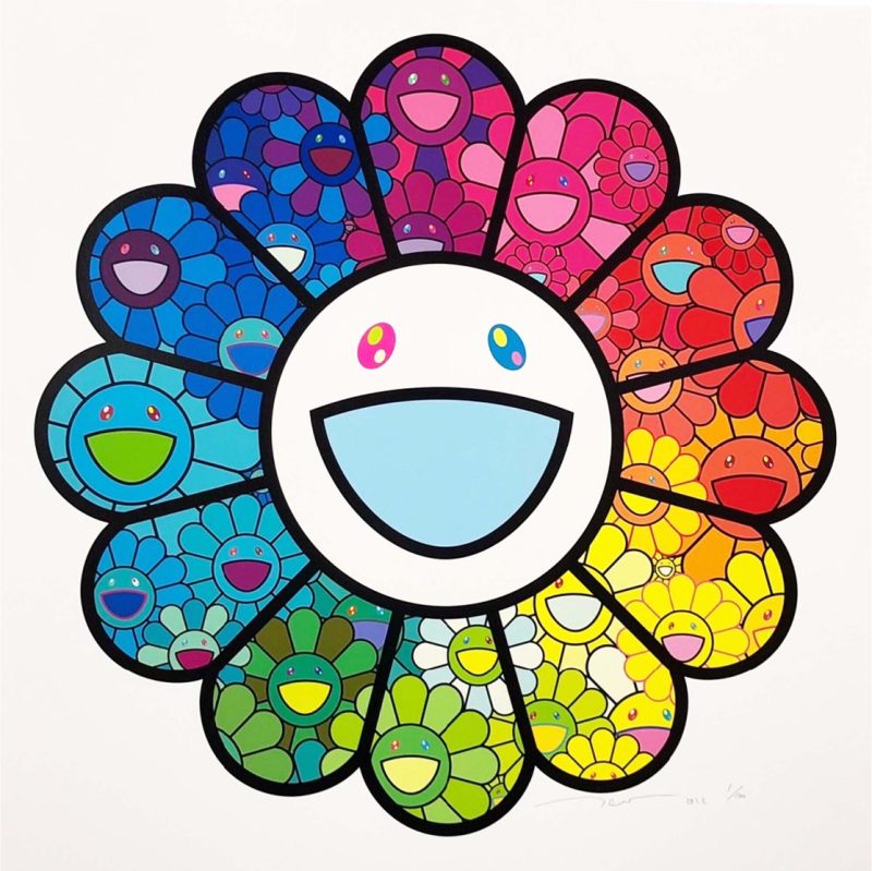 Multi-color Super Flat Flower